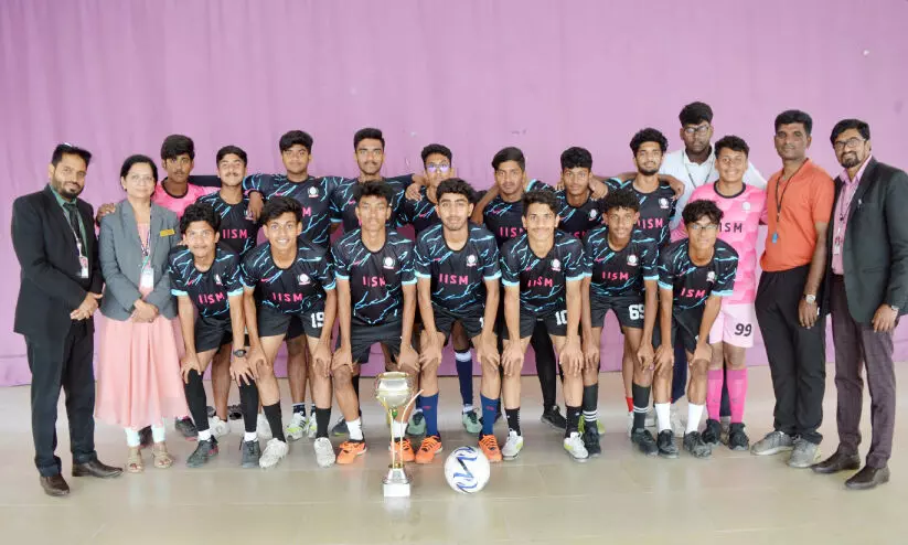 CBSE Kuwait Cluster Football India International School wins