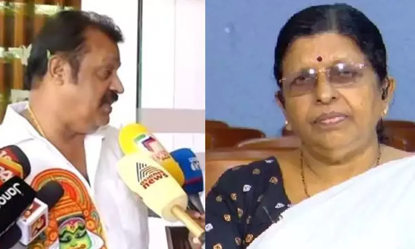 സുരേഷ് ഗോപിക്കെതിരെ പരാതി ലഭിച്ചെന്ന് പി. സതീദേവി സുരേഷ് ഗോപിക്കെതിരെ പരാതി ലഭിച്ചെന്ന് പി. സതീദേവി