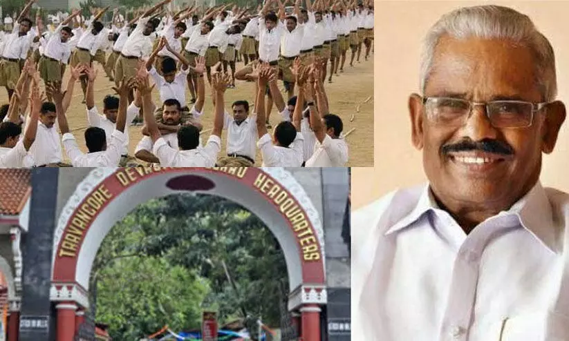 ക്ഷേത്ര പരിസരത്ത് ആർ.എസ്.എസ് ശാഖ പാടില്ല, കോടതി നിർദേശമുണ്ടെന്ന് തിരുവിതാംകൂർ ദേവസ്വം പ്രസിഡന്‍റ്