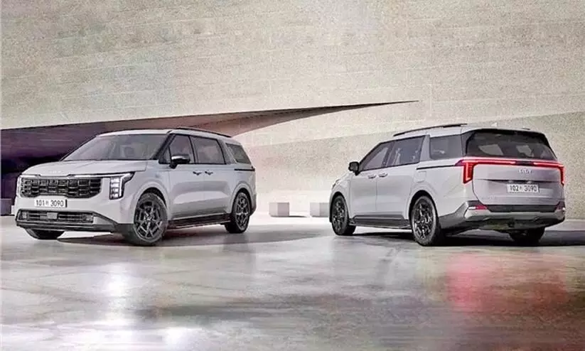 Kia Carnival facelift exterior officially revealed