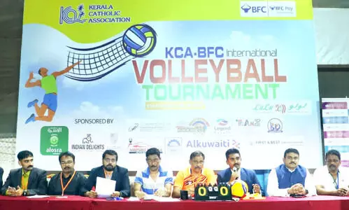 കെ.സി.എ ഇന്റർനാഷനൽ വോളിബാൾ ടൂർണമെന്റിന് തുടക്കം കെ.സി.എ ഇന്റർനാഷനൽ വോളിബാൾ ടൂർണമെന്റിന് തുടക്കം