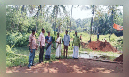 ആറാട്ടുകടവ് അരയാൽത്തറ നടപ്പാലം പണി തുടങ്ങി