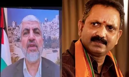 ‘മതേതര കേരളത്തിൽ ഹമാസ് തീവ്രവാദി നേതാക്കൾ തന്നെ പരിപാടികളിൽ പങ്കെടുക്കുന്നു, അന്വേഷിക്കേണ്ടിവരും’ -കെ.സുരേന്ദ്രൻ