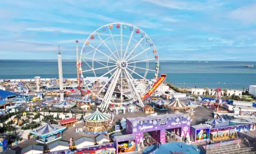 The winter wonderland of Lusail Al Maha Island The winter wonderland of Lusail Al Maha Island