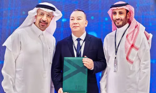 Satellite manufacturing company agreement with china and Saudi Arabia