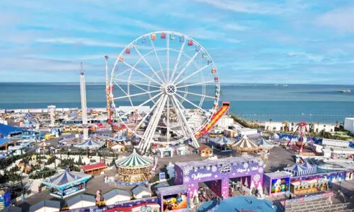 The winter wonderland of Lusail Al Maha Island