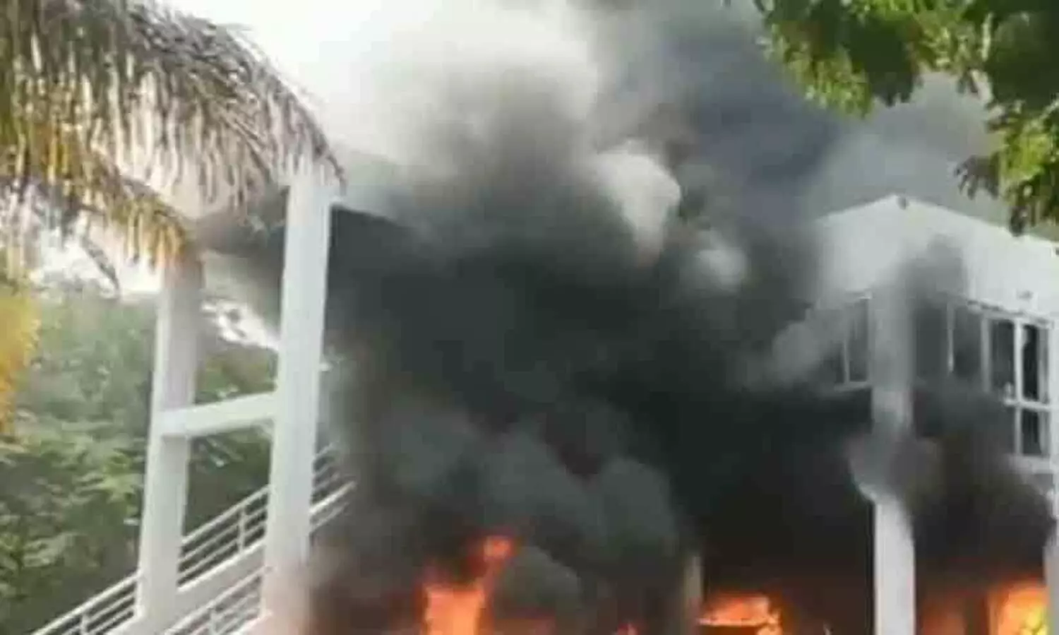 NCP MLA Prakash Solankes Maharashtra Home Set On Fire