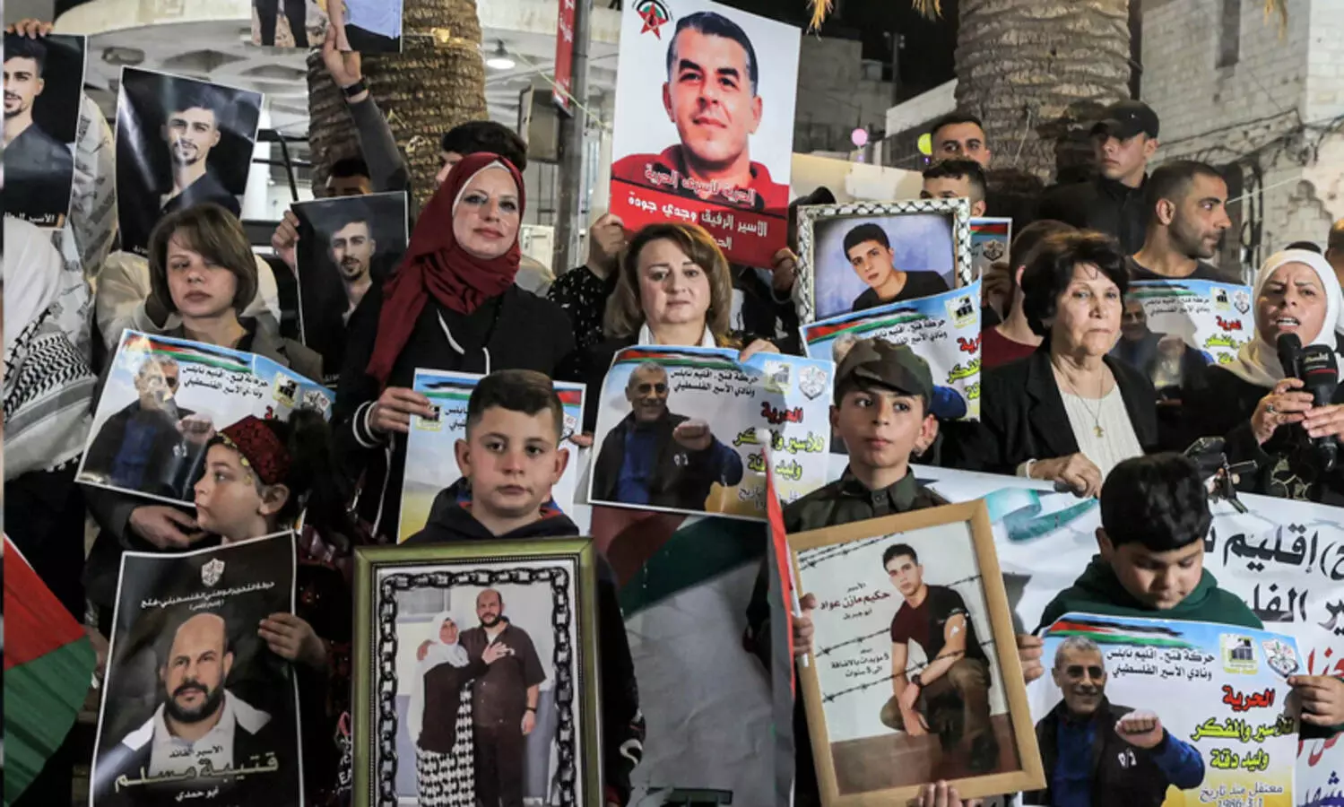 ഇസ്രായേൽ ‘ബന്ദി’കളാക്കിയത് 6,600 ഫലസ്തീനികളെ; 73 സ്ത്രീകൾ, 327 കുട്ടികൾ