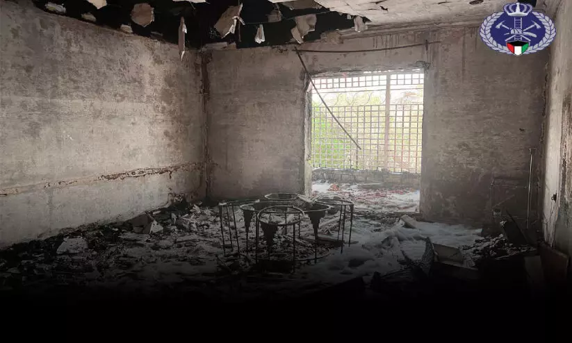 Burned House In Kuwait Burned House In Kuwait