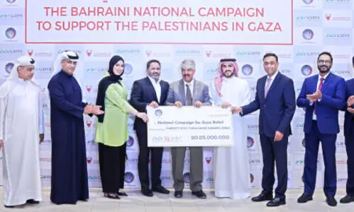 ഫലസ്‌തീൻ സഹായ ഫണ്ടിലേക്ക് ലുലു ഗ്രൂപ്   25,000 ദീനാർ സംഭാവന നൽകി