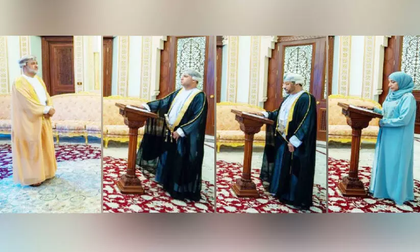 Ambassadors take oath before Sultan Haitham bin Tariq Its working