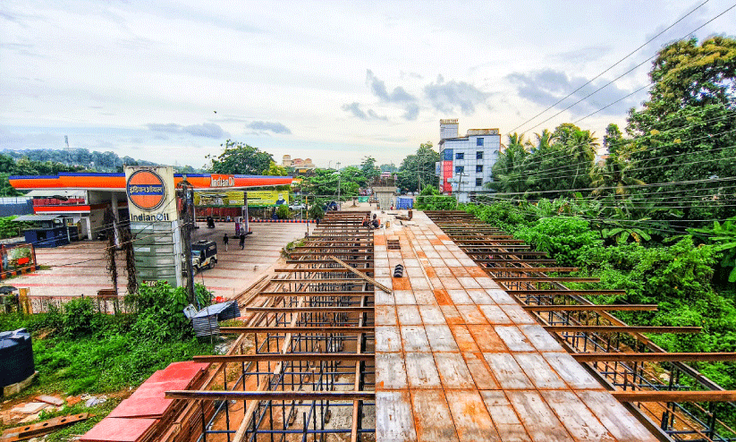 നിർമാണം ഇഴയുന്ന അബാൻ മേൽപാലം നിർമാണം ഇഴയുന്ന അബാൻ മേൽപാലം
