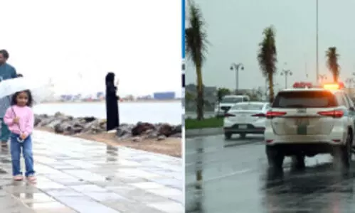 വെ​ള്ളി​യാ​ഴ്ച വ​രെ സൗ​ദി​യി​ൽ വ്യാ​പ​ക മ​ഴ​ക്ക്​ സാ​ധ്യ​ത