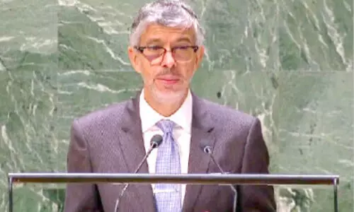 ഗസ്സ വിഷയത്തിലെ ലോകത്തി​ന്റെ ഇരട്ടത്താപ്പിൽ ഖേദിക്കുന്നു -യു.എൻ സൗദി പ്രതിനിധി