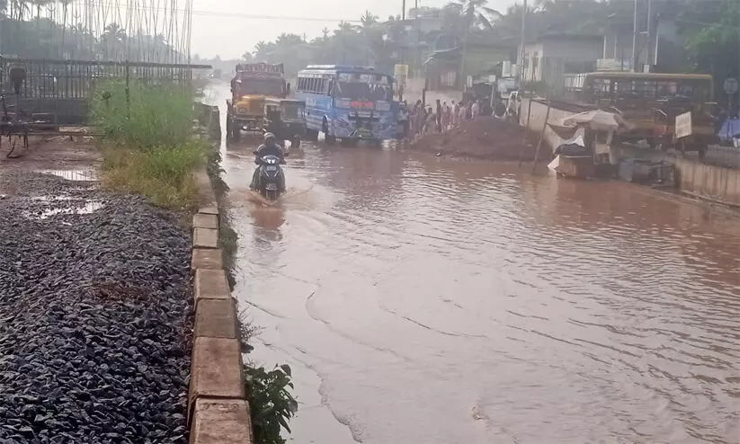 water logging, Muzhappilangad