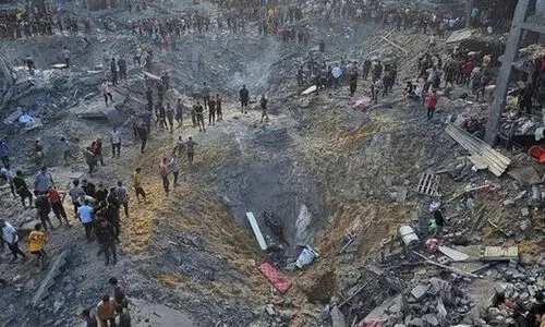 Jabalia camp in Gazza