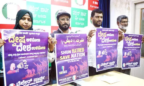 വിദ്വേഷ രാഷ്ട്രീയത്തിനെതിരെ വെൽഫെയർ പാർട്ടി കാമ്പയിൻ