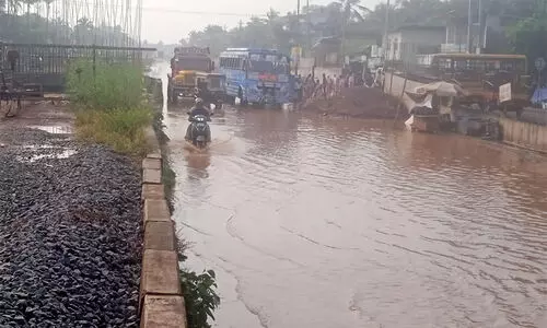 water logging, Muzhappilangad
