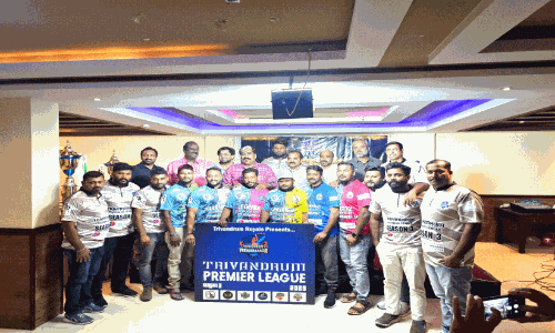 തി​രു​വ​ന​ന്ത​പു​രം പ്രീ​മി​യ​ർ ലീ​ഗ് ക്രി​ക്ക​റ്റ്‌ ടൂ​ർ​ണ​മെൻറ്​ ന​വം​ബ​ർ മൂ​ന്നി​ന്