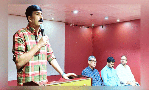 മാ​ധ്യ​മ​സ്വാ​ത​ന്ത്ര്യം ക​ടു​ത്ത ഭീ​ഷ​ണി​യി​ൽ; പ്ര​തി​സ​ന്ധി അ​തി​ജീ​വി​ക്കും -നി​ഷാ​ദ് റാ​വു​ത്ത​ര്‍