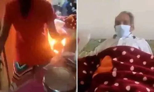Women sets Father-In-Laws Room On Fire