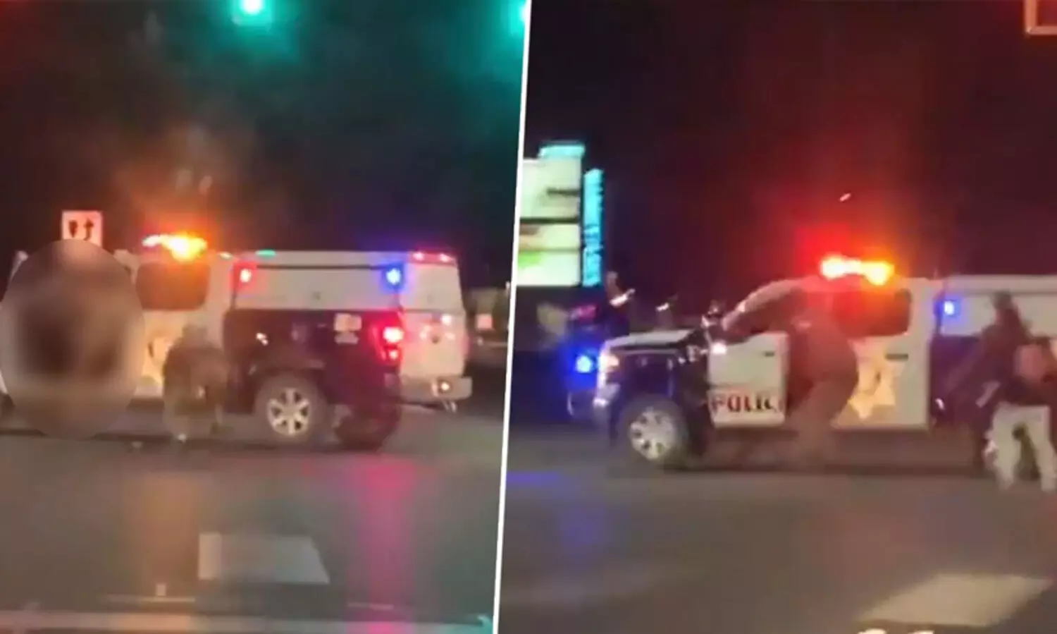 നഗ്നനായെത്തി പൊലീസ് പട്രോൾ വാഹനം മോഷ്ടിച്ചു; യുവാവിന്റെ ദൃശ്യങ്ങൾ വൈറൽ