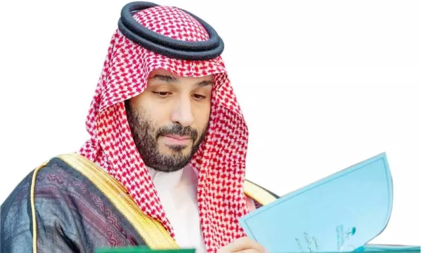 സൗദി മന്ത്രിസഭ യോഗത്തിൽ കിരീടാവകാശി അമീർ മുഹമ്മദ് ബിൻ സൽമാൻ അധ്യക്ഷത വഹിക്കുന്നു സൗദി മന്ത്രിസഭ യോഗത്തിൽ കിരീടാവകാശി അമീർ മുഹമ്മദ് ബിൻ സൽമാൻ അധ്യക്ഷത വഹിക്കുന്നു