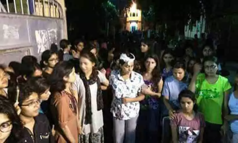 3 men on bike harass, strip IIT-BHU student, make video of her near hostel 3 men on bike harass, strip IIT-BHU student, make video of her near hostel