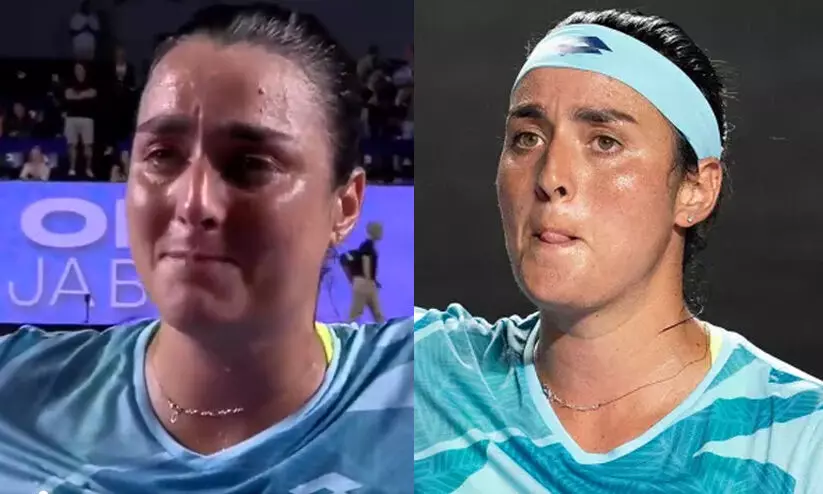 സമ്മാനത്തുക ഫലസ്തീൻ ജനതക്ക്; വിജയത്തിന് പിന്നാലെ കണ്ണീരടക്കാനാവാതെ തുണീഷ്യൻ ടെന്നിസ് താരം