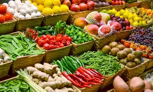 Vegetables and fruits