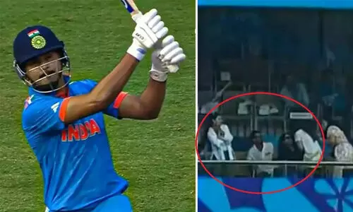 അയ്യരടിച്ചത് ലോകകപ്പിലെ ‘റെക്കോർഡ്’ സിക്സർ - വിഡിയോ