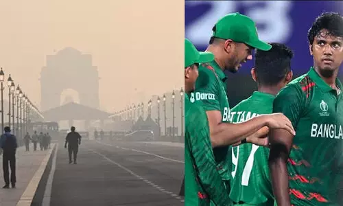 വായുമലിനീകരണം രൂക്ഷമായി; ഡൽഹിയിലെ പരിശീലനം റദ്ദാക്കി ബംഗ്ലാദേശ് ടീം