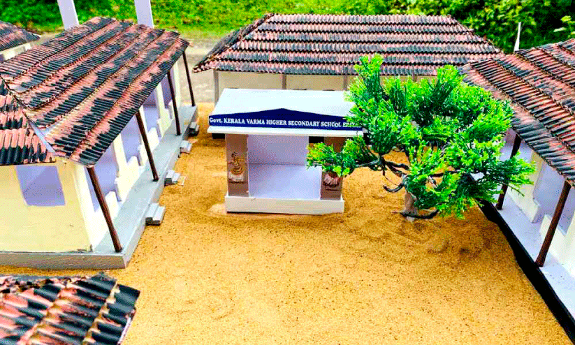 നൂറാം വാർഷികം; സ്കൂൾ മാതൃക നിർമിച്ച് പൂർവ വിദ്യാർഥി നൂറാം വാർഷികം; സ്കൂൾ മാതൃക നിർമിച്ച് പൂർവ വിദ്യാർഥി