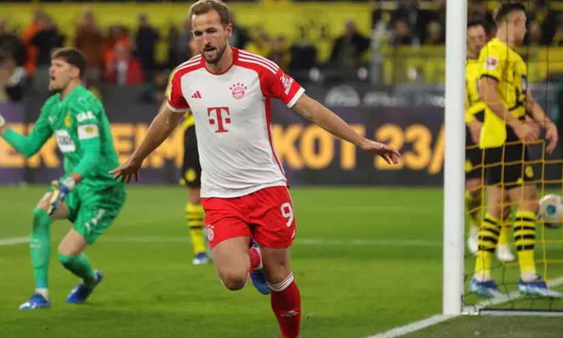 ഹാരി കെയ്നിന് ഹാട്രിക്; ഡോട്ട്മുണ്ടിനെ തരിപ്പണമാക്കി ബയേൺ