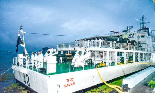 കോസ്റ്റ്ഗാർഡ് കപ്പൽ ‘സമർ’ പ്രവർത്തനം അവസാനിപ്പിച്ചു