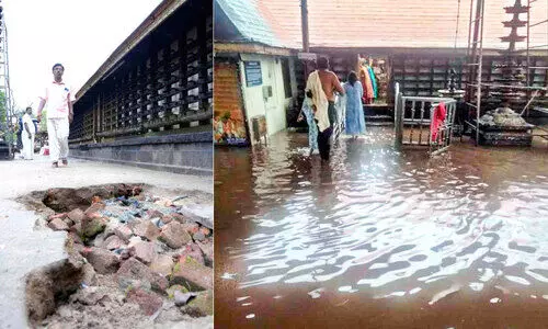 പ്ര​ദ​ക്ഷി​ണ വ​ഴി​യി​ലെ കു​ഴികൾ; ചെട്ടികുളങ്ങര ക്ഷേത്രത്തിലെ ശോച്യാവസ്ഥക്ക്​ പരിഹാരമായില്ല