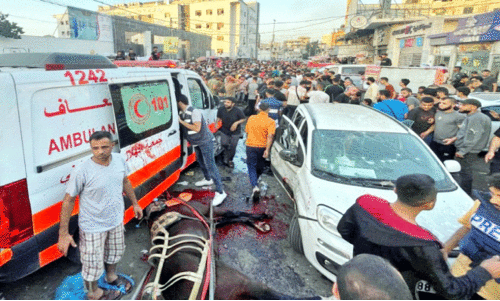 ഗ​സ്സ​യി​ൽ ആം​ബു​ല​ൻ​സു​ക​ൾ​ക്കും നേ​രെ ആ​ക്ര​മ​ണം; യു​ദ്ധ​ക്കു​റ്റ​ങ്ങ​ളു​ടെ തു​ട​ർ​ച്ച​യാ​യ ലം​ഘ​നം-​ഒ​മാ​ൻ