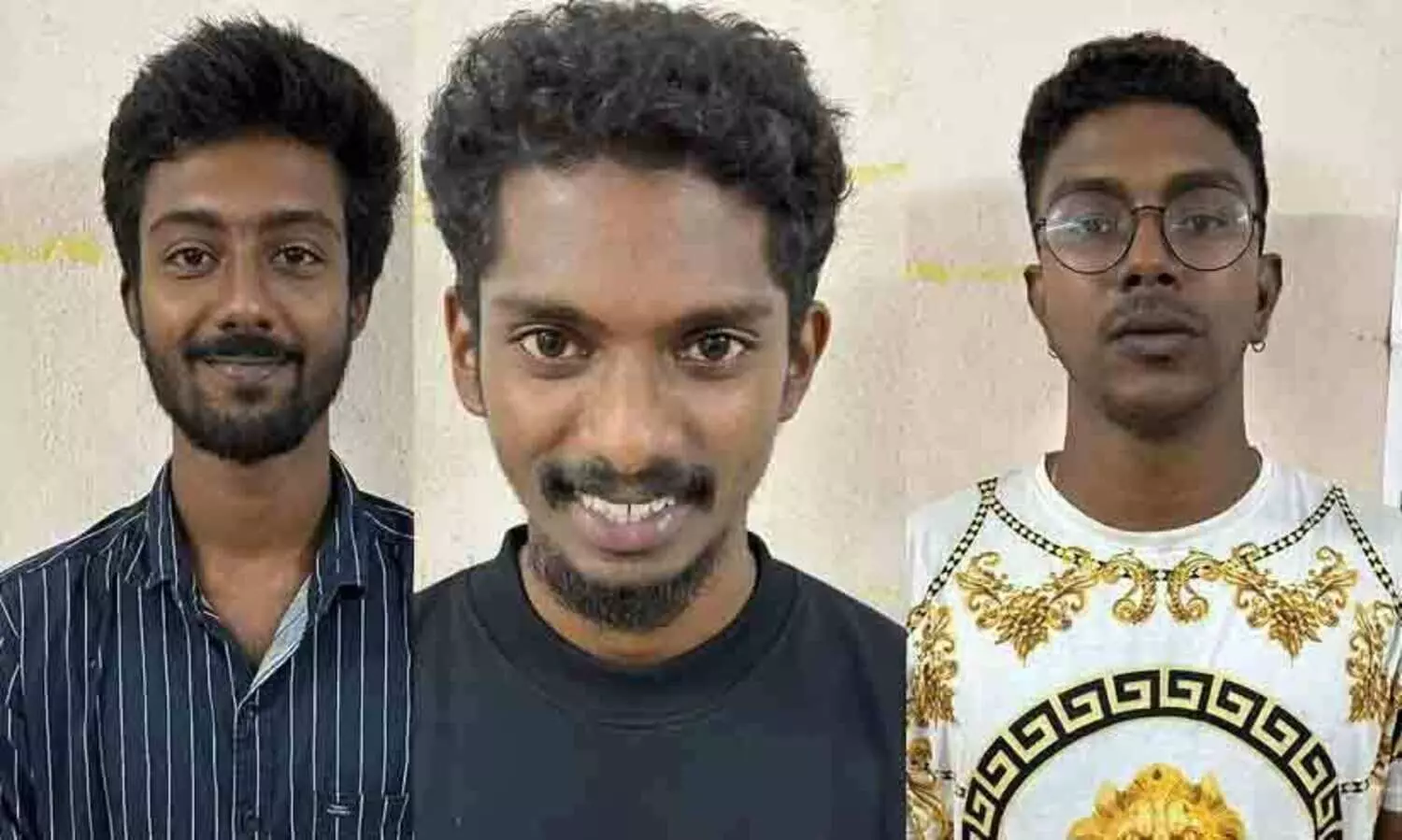 കഞ്ചാവുമായി മൂന്ന് യുവാക്കൾ പിടിയിൽ