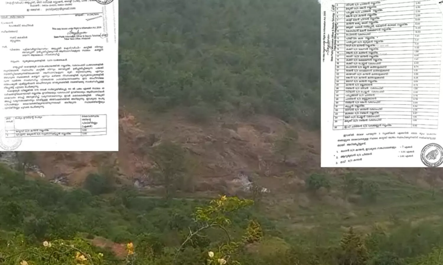 ആദിവാസികൾക്ക് മാത്രം ഭൂമിയുണ്ടായിരുന്ന അട്ടപ്പാടിയിലെ സർവേ 1275ലെ ഭൂമി കൈമാറ്റം ചെയ്തുവെന്ന് ആക്ഷേപം