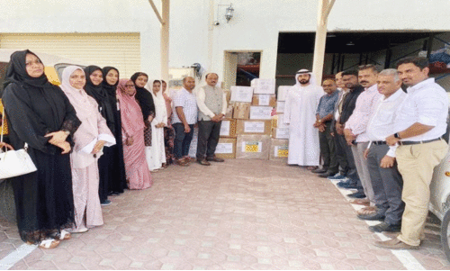 ഗസ്സക്ക്​ ഷാർജ കെ.എം.സി.സി വനിത വിങ്ങിന്‍റെ കൈത്താങ്ങ്​​