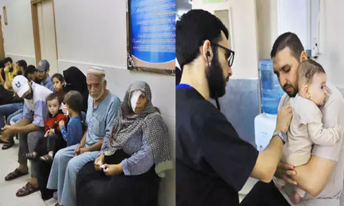 Those who were treated at the Kuwait Specialized Hospital in Gaza