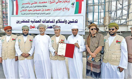 തേ​ജ്​ ചു​ഴ​ലി​ക്കാ​റ്റ്​; യ​മ​ന്​ കൈ​ത്താ​ങ്ങു​മാ​യി ഒ​മാ​ൻ