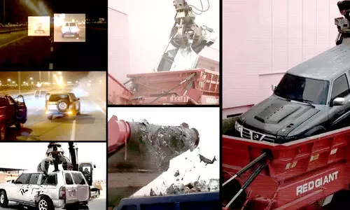 Race car wrecking scenes