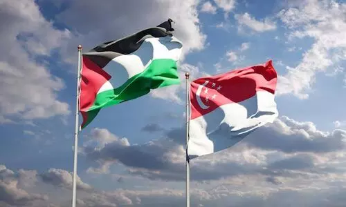 ഗസ്സ കൂട്ടക്കുരുതി: പതാകകളും ചിഹ്നങ്ങളും പ്രദർശിപ്പിച്ചാൽ നടപടിയെടുക്കുമെന്ന് സിംഗപ്പൂർ ഗസ്സ കൂട്ടക്കുരുതി: പതാകകളും ചിഹ്നങ്ങളും പ്രദർശിപ്പിച്ചാൽ നടപടിയെടുക്കുമെന്ന് സിംഗപ്പൂർ