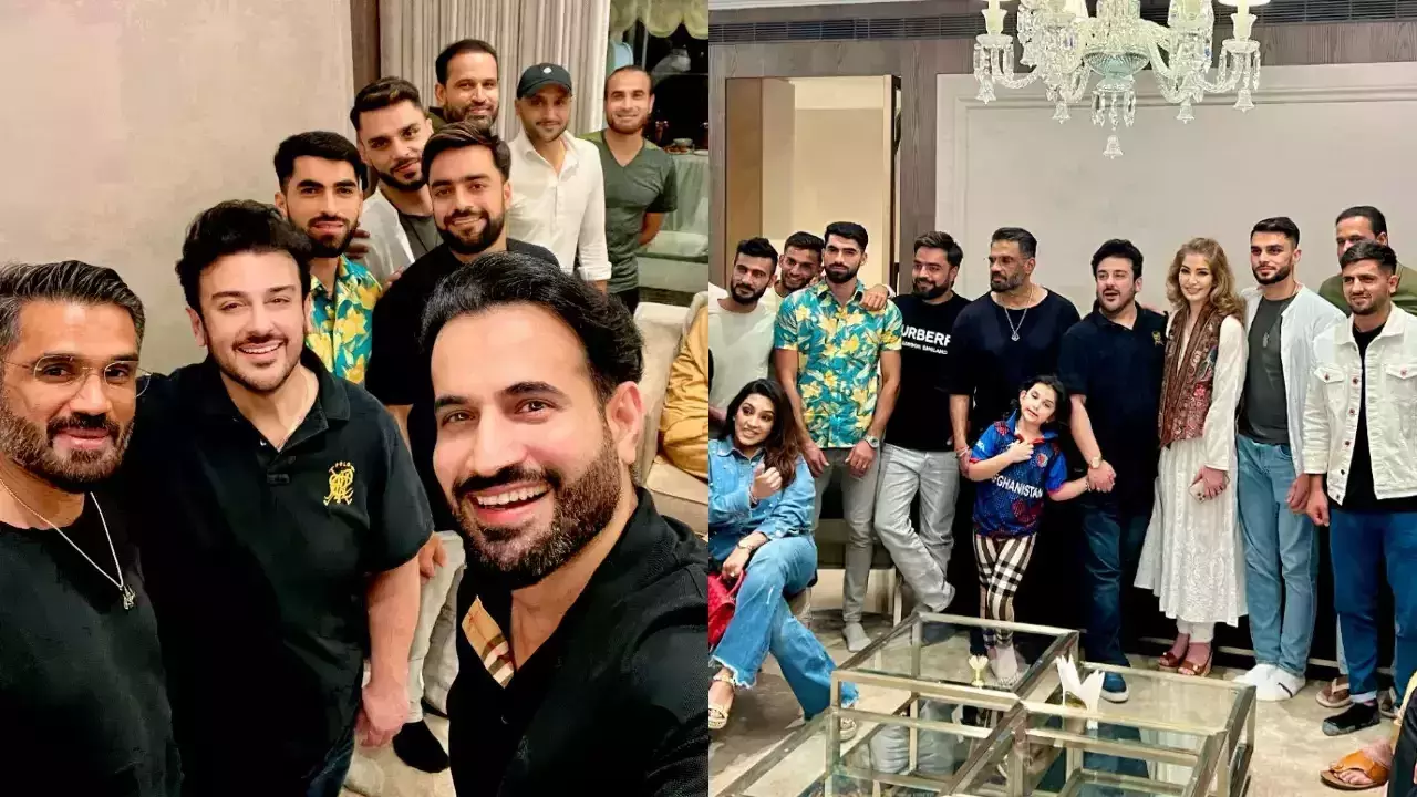 അഫ്ഗാൻ താരങ്ങൾക്ക് വിരുന്നൊരുക്കി ഇർഫാൻ പത്താൻ