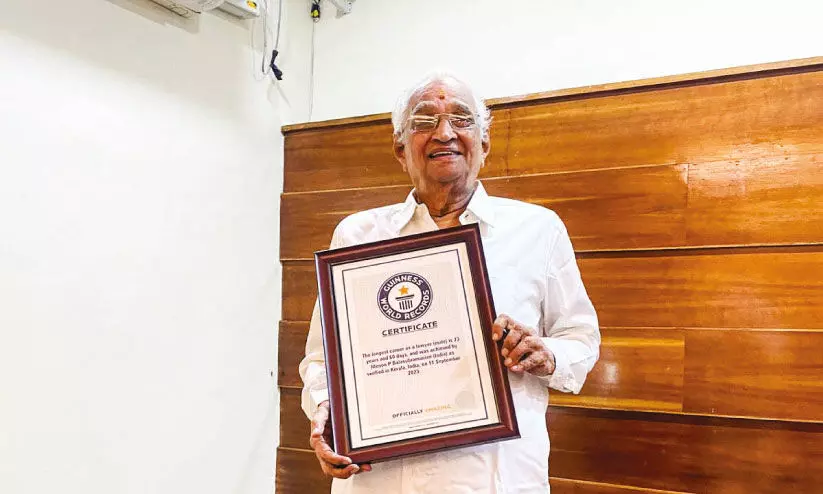 73 വർഷവും 60 ദിവസവും പ്രാക്ടീസ് ചെയ്ത മികവ് 73 വർഷവും 60 ദിവസവും പ്രാക്ടീസ് ചെയ്ത മികവ്