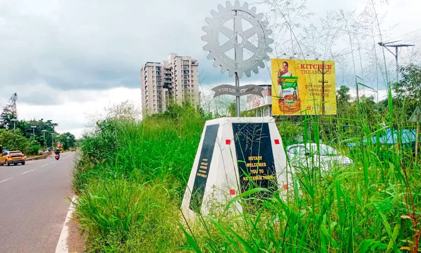 കാടിന് നടുവിൽ കോടിമത മീഡിയനും ഡിവൈഡറും