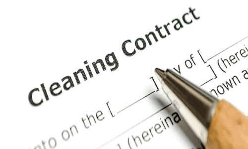 cleaning companies contracts