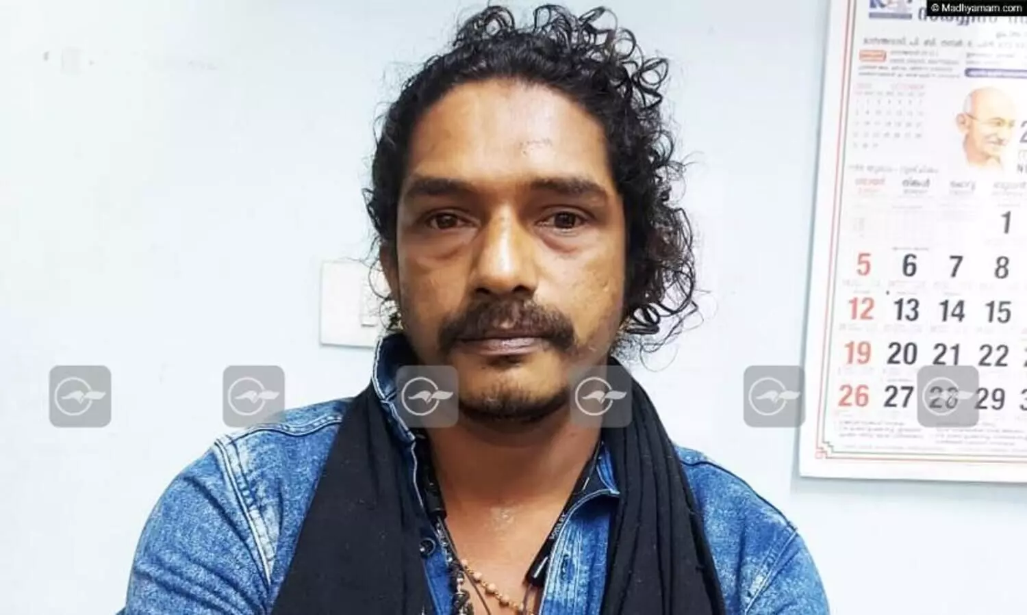 അയ്യപ്പ വേഷത്തിൽ കഞ്ചാവ് കടത്തിയ യുവാവ് പിടിയിൽ