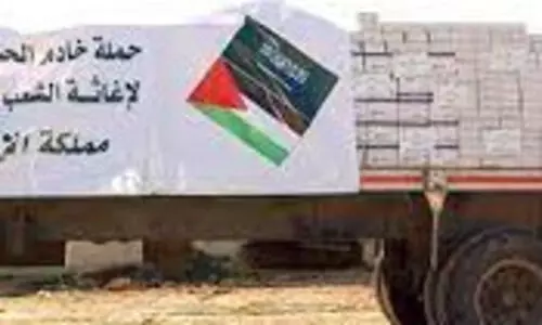 ഗസ്സയിലേക്കുള്ള​ അടിയന്തര സഹായവുമായി സൗദി സംഘം കൈറോയിൽ